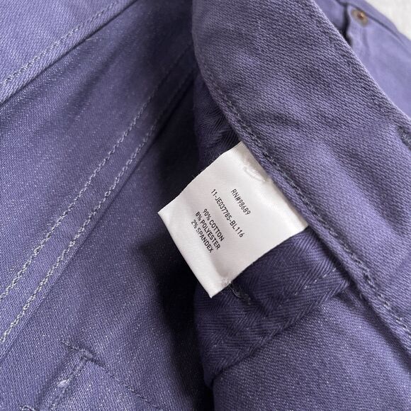 Todd Snyder Jeans Mens 40x32 (41x32) Purple Stretch 5 Pocket Pant Denim Straight - Picture 12 of 16